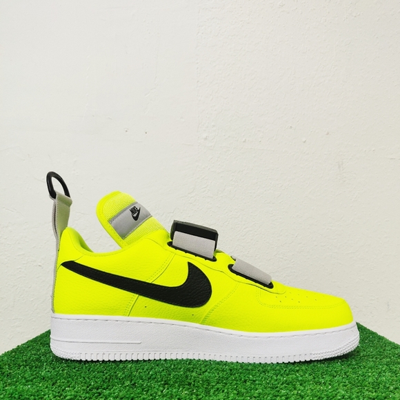 Nike Air Force 1 Utility Low Top Green Volt Shoes - Picture 6 of 8